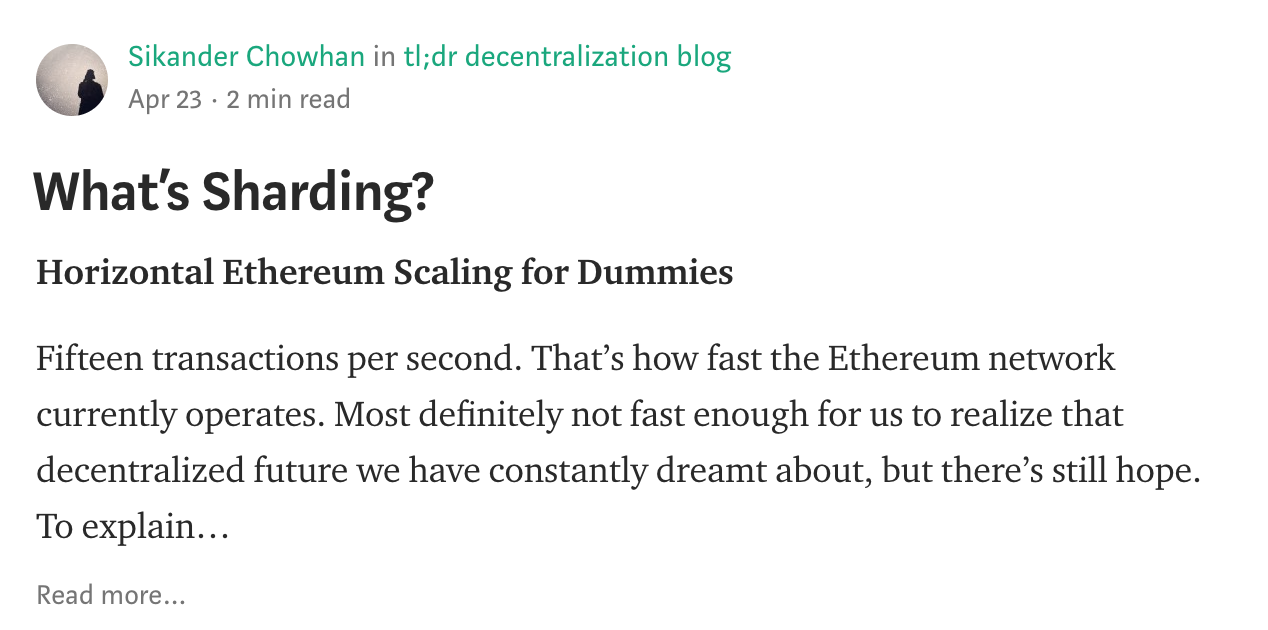 whatsSharding